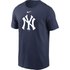 Nike T-Shirt Manche Courte Col Ras Du Cou MLB New York Yankees Large Logo