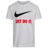 Nike Swoosh Just Do It kortarmet t-skjorte