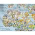 Awesome maps Asciugamano Running Map
