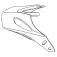 Suomy Jumper Flash helmet spare visor
