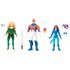 Marvel Meggan. Captain Britain y Shadowcat X-Men Legends 15 cm 3 Units
