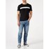 Calvin klein jeans Contrast Institutional Stripe Logo Kurzarm Rundhals T-Shirt