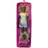 Barbie Fashionistas Tall Blonde Afro Tie Dye Romper Sneakers Y Ellow βραχιόλι κούκλα