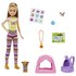 Barbie Muñeca ¡Vamos De Camping! Skipper Morena Con Mascota Y Accesorios