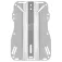 Dive rite Placa posterior Stainless Steel