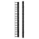 Apc AR7721 2U rack cable manager rod