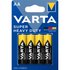 Varta 亜鉛電池 R6 AA 4 単位