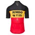 AGU Jumbo-Visma Replica Belgium Champion 2022 T-shirt Met Korte Mouwen