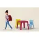 Garbar Conjunto de Mesa e Cadeiras Infantis Jan