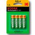 Kodak Baterias Recarregáveis Ni-MH AA LR6 2100mAh 4 Unidades