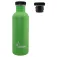 Laken Edelstahl Stahl Flasche Basic Schwarzer Deckel