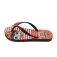 Brasileras Printed 21 Pin Up flip flops
