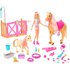 Barbie Muñeca Con Caballo Y Poni Rubia Con Animales De Juguete Y Accesorios De Establo Y Para Peinar Al Caballo Reacondicionado