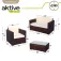 Aktive Table avec 2 fauteuils