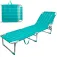 Aktive Chaises longues pliantes Textilano 188x58x30 cm