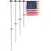 Taylor Mât de drapeau Aluminium