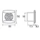 Cata Extractor de baño UC-10 TIMER