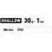Fiiish Cap plomat Black Minnow Shallow