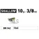 Fiiish Cap plomat Black Minnow Shallow 2 unitats