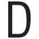 Seachoice Litera D gotycka