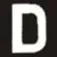 Seachoice D gotischer Buchstabe