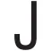 Seachoice Lettre J gothique