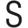 Seachoice S Gothic Letter