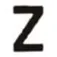 Seachoice Z Gothic Letter