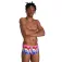 Speedo Rainbow Wave 17 cm Club Training Allover swimming brief