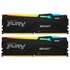 Kingston FURY Beast RGB 32GB 2x16GB DDR5 6000Mhz RAM
