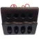 Goldenship IP65-panel med 4 brytare