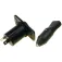 Goldenship Kit de ficha e tomada de PVC com base