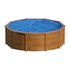 Gre pools Pool Renoveret Sicilia Steel Wood Aspect 300x120 Cm