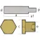 Tecnoseal Cummins TEN02044T Plug Anode Kit