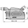 Vetus LP50 S uitlaatsysteem manifold