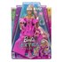 Barbie 핑크 플라스틱 모양 인형 Extra Fancy