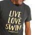 Buddyswim Live Love Swim kortarmet t-skjorte