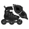Powerslide Jet Pro Black Adjustable inline-skøjter