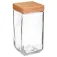 Five Pot Quadrat de Vidre 2L