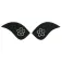 Equitheme Patch strass fleur