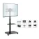 Tm electron Suporte de TV com rodas de 37 a 75 polegadas 40kg