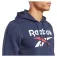Reebok Moletom Identity Fleece Stacked Logo Pullover