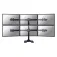Neomounts FPMA-D700DD Suporte para 6 monitores de 10 a 27 polegadas