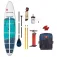 red Ensemble de paddle surf gonflable Compact 12´0´´