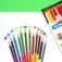 MILAN Box 12 Color Pens 2 Triangular Tips