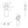 Ram mounts Handlebar U-Bolt Kulemontering