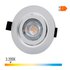 Edm Downlight LED Embutido Com Estrutura Redonda 9W 806 Lumens 3200K