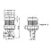 Euroconnex 2682 SPDT Light Push Button switch