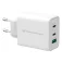 Conceptronic USB-A-ja USB-C-seinälaturi