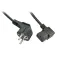 Lindy Cable d´alimentació Schuko a C13 en angle 2 m